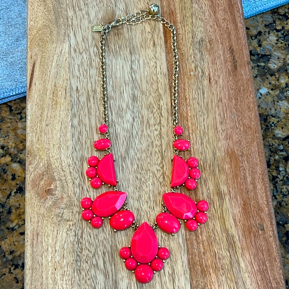 Kate Spade Coral Statement Necklace